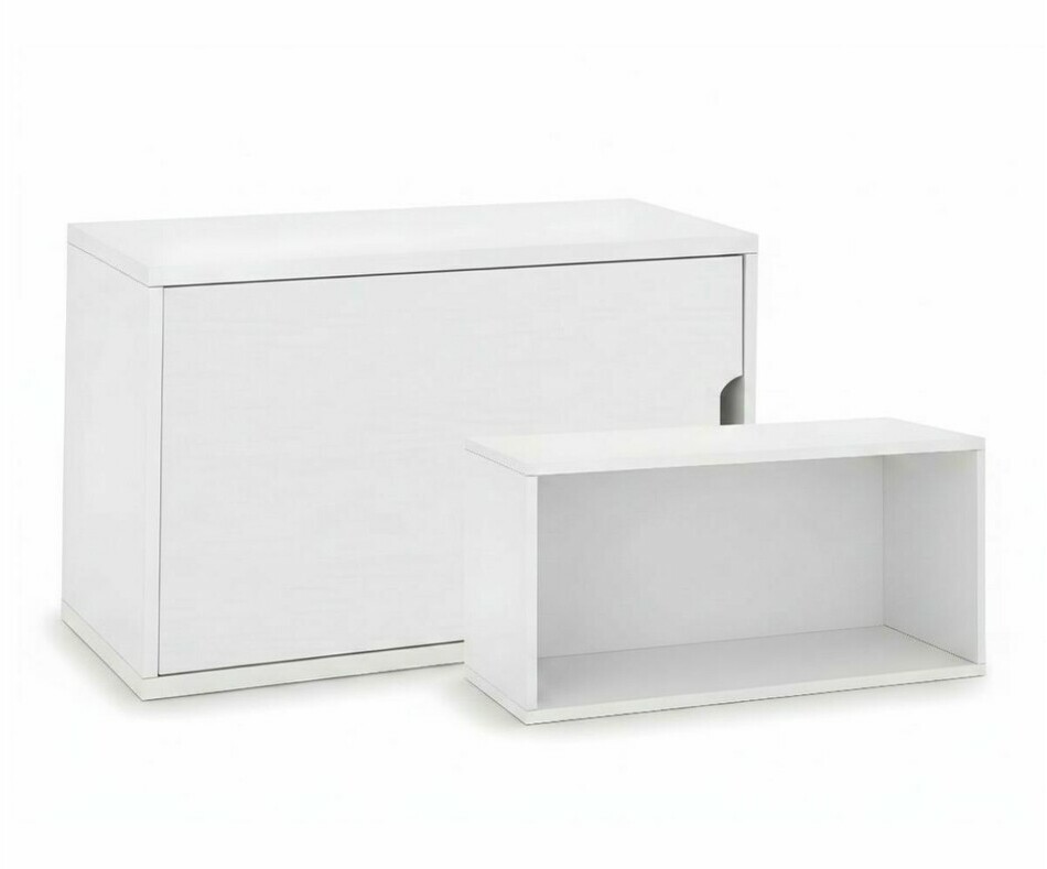 Niches de rangement blanches Combeebed + porte Niches de rangement blanches Combeebed + porte