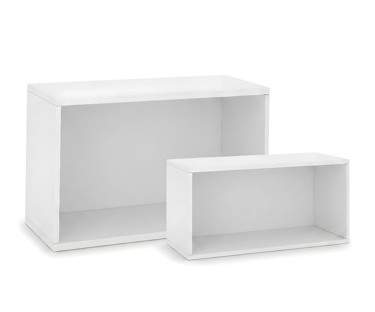Niches de rangement blanches Combeebed