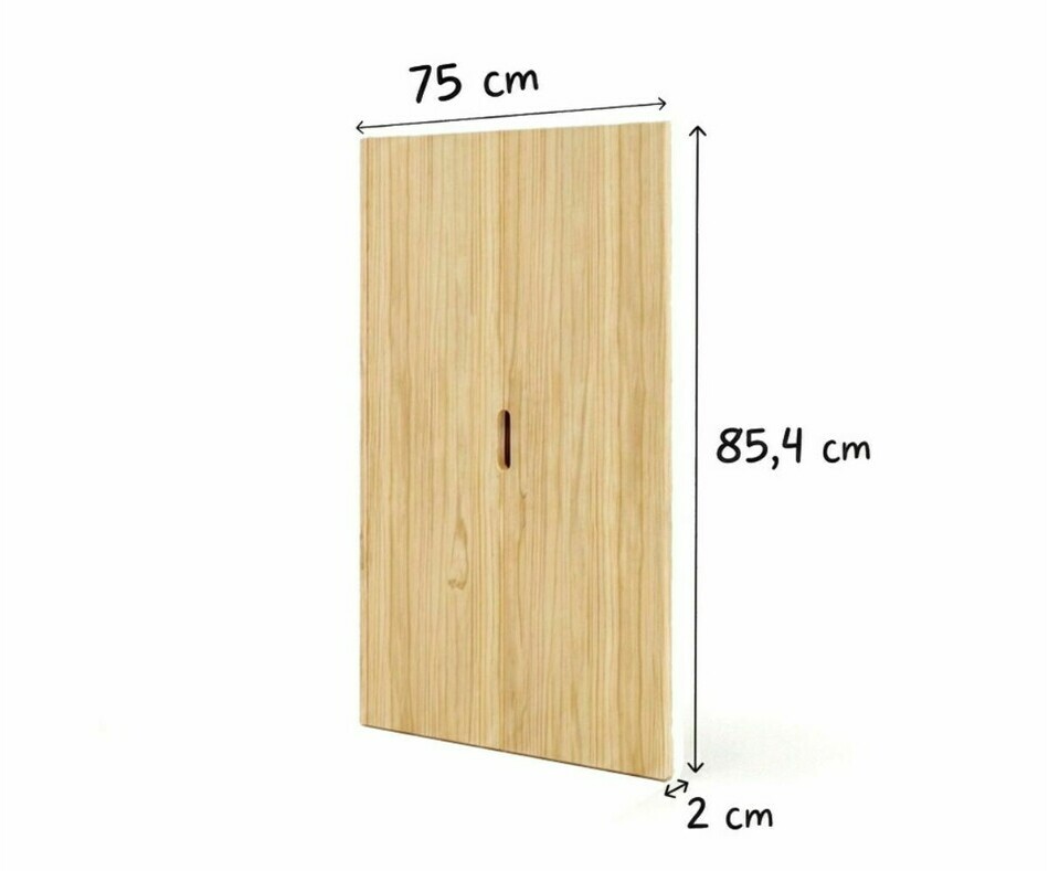 Dimensions - Kit 2 portes pour armoire Dimensions - Kit 2 portes pour armoire