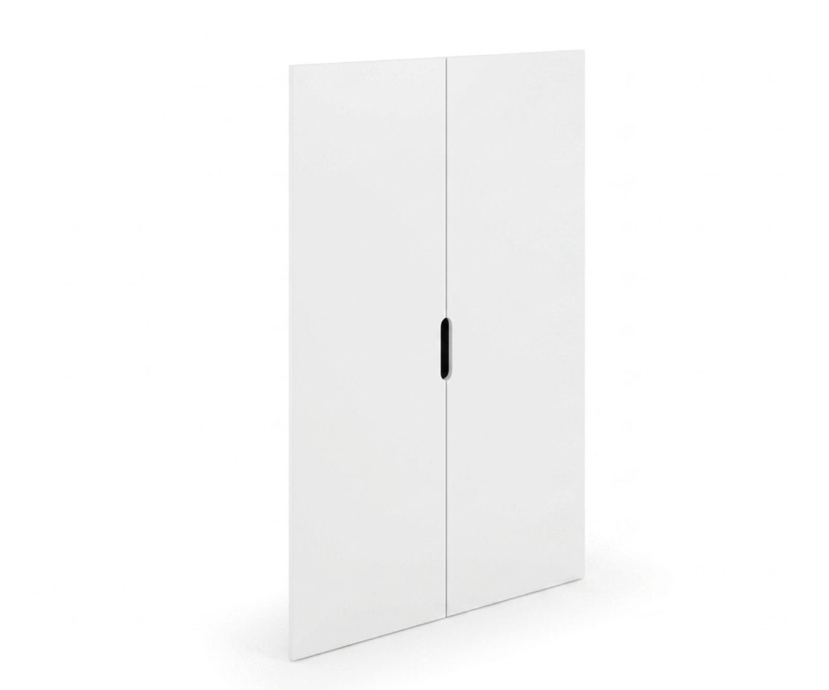 Kit 2 portes pour armoire blanc