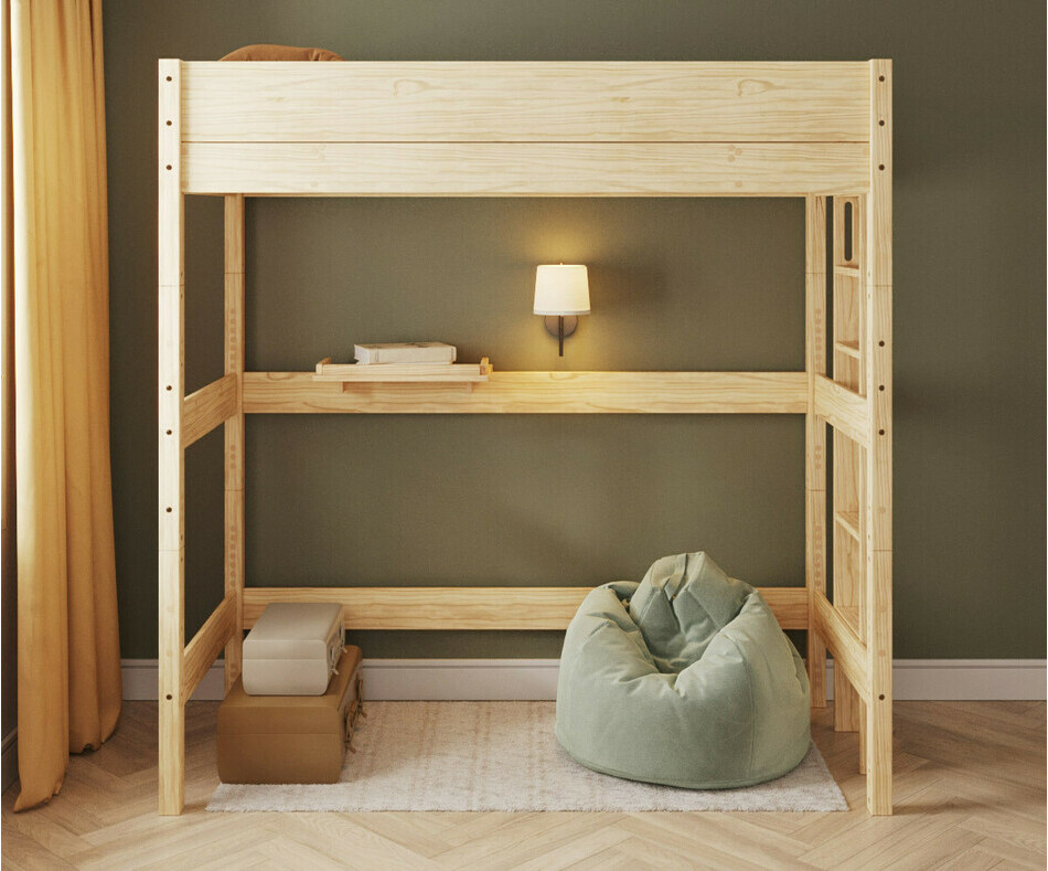 Lit mezzanine XL bois Combeebed