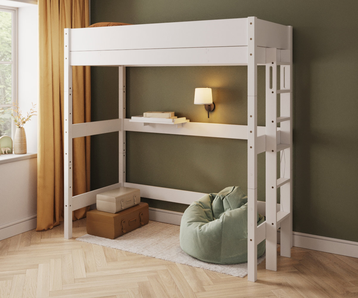 Lit mezzanine XL blanc Combeebed