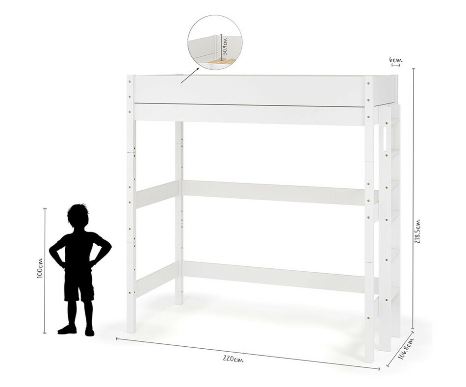 Dimensions mezzanine XL