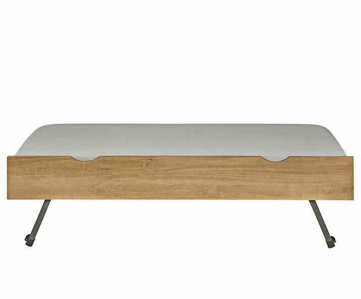 Sommier gigogne enfant Forey noisette 90x190 (matelas en option)