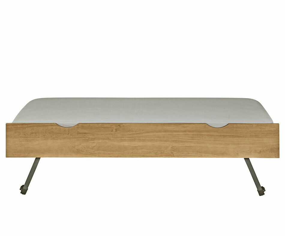 Sommier gigogne enfant Forey noisette 90x190 (matelas en option)