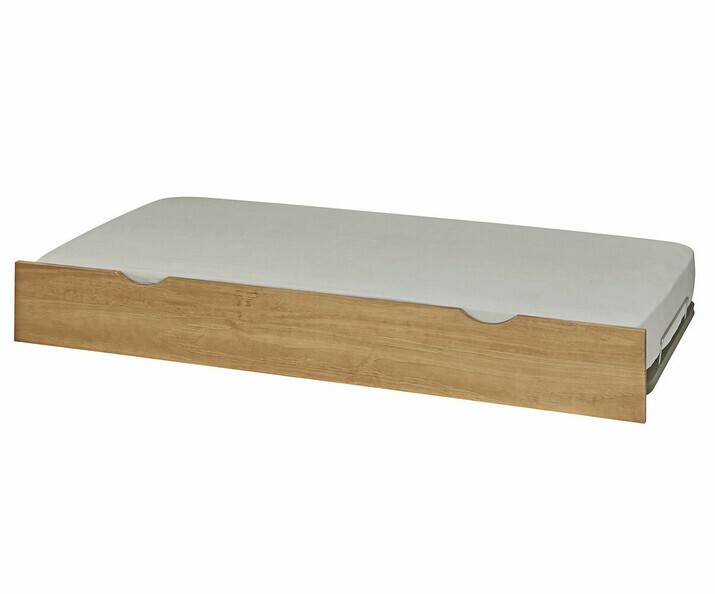 Sommier gigogne Foray noisette avec pieds relevables