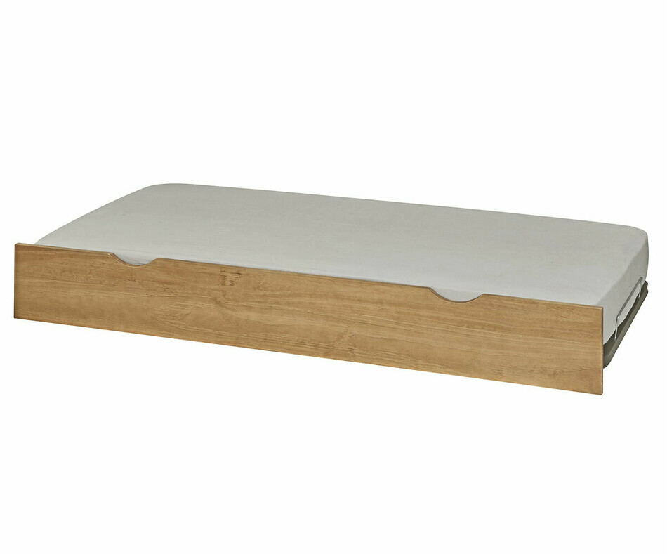 Sommier gigogne Foray noisette avec pieds relevables