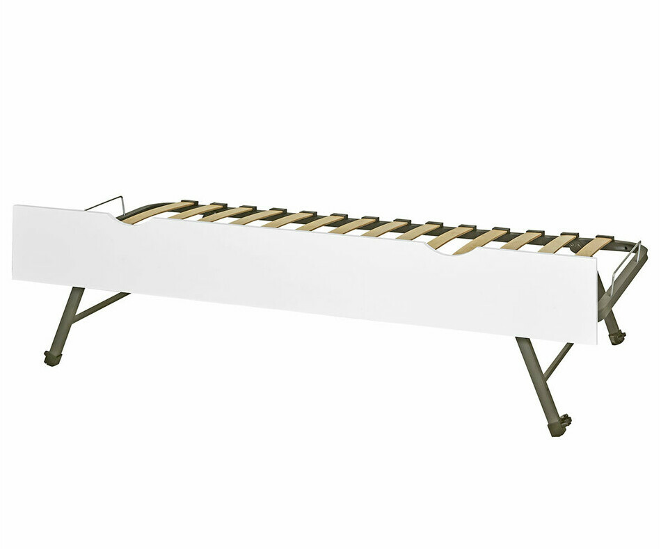 Sommier gigogne enfant Forey blanc 90x190