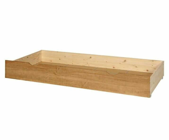 Tiroir de lit enfant Foray noisette 90x190 Tiroir de lit enfant Foray noisette 90x190