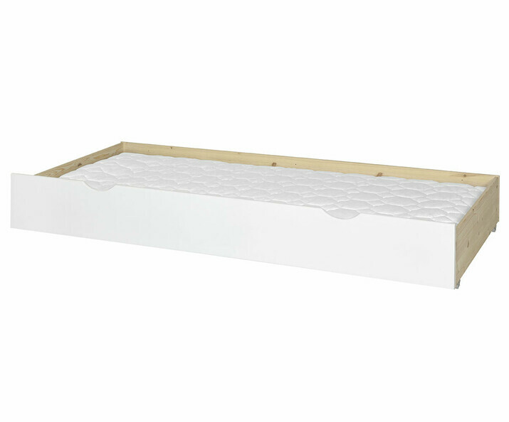 Tiroir de lit enfant Foray blanc (matelas en option) Tiroir de lit enfant Foray blanc (matelas en option)