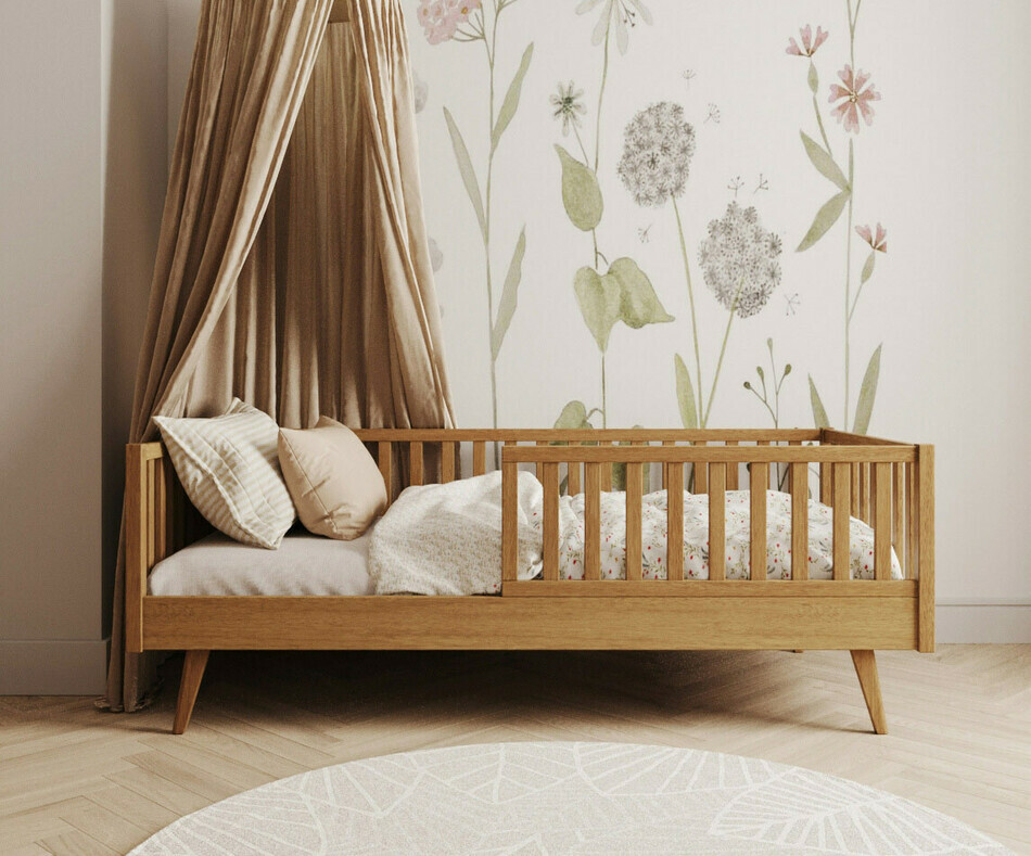 Le lit Capao noisette avec ses pieds de la Chambre Le lit Capao noisette avec ses pieds de la Chambre