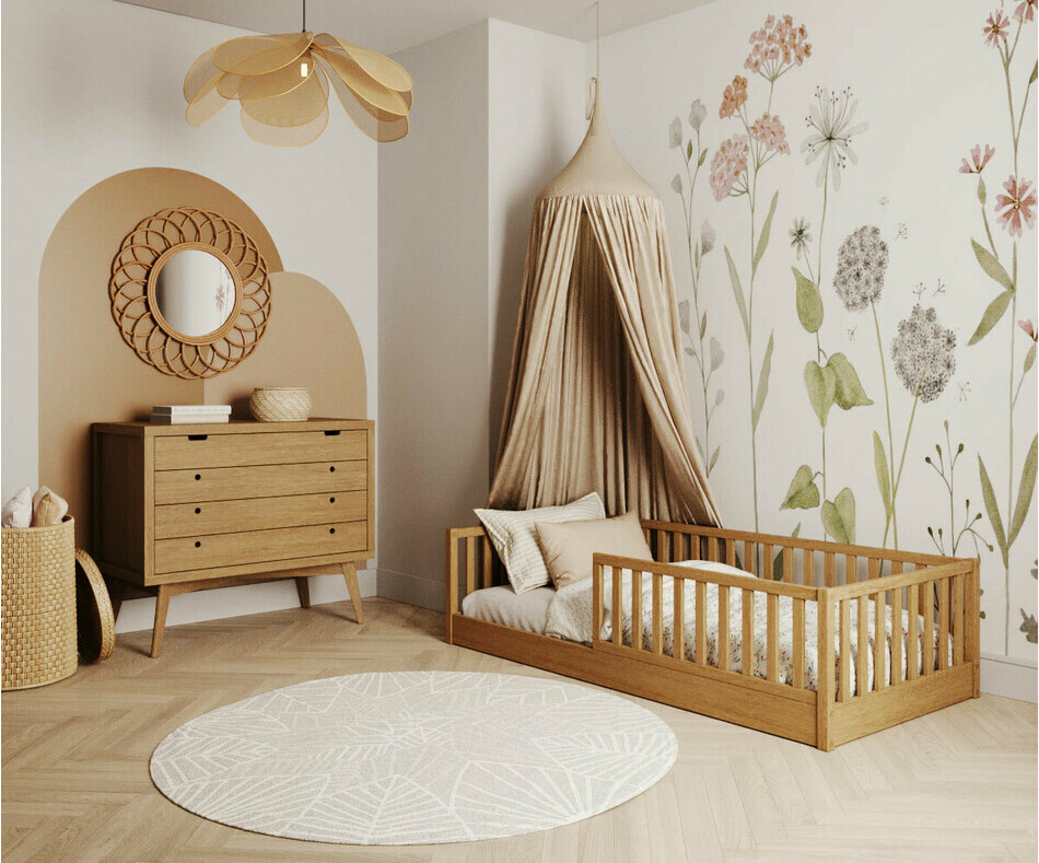 Chambre Montessori Capao noisette sans plan à langer Chambre Montessori Capao noisette sans plan à langer