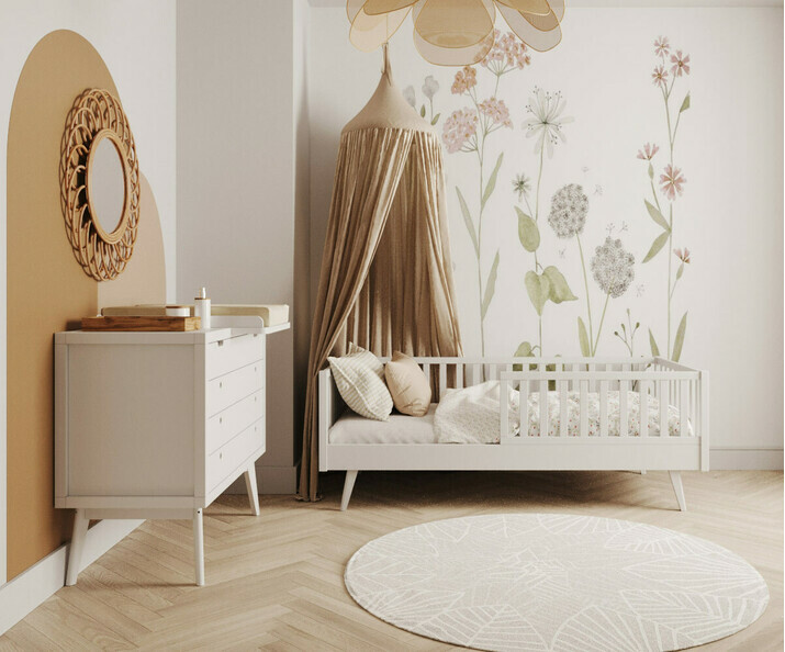 Chambre Capao blanche lit + commode Chambre Capao blanche lit + commode