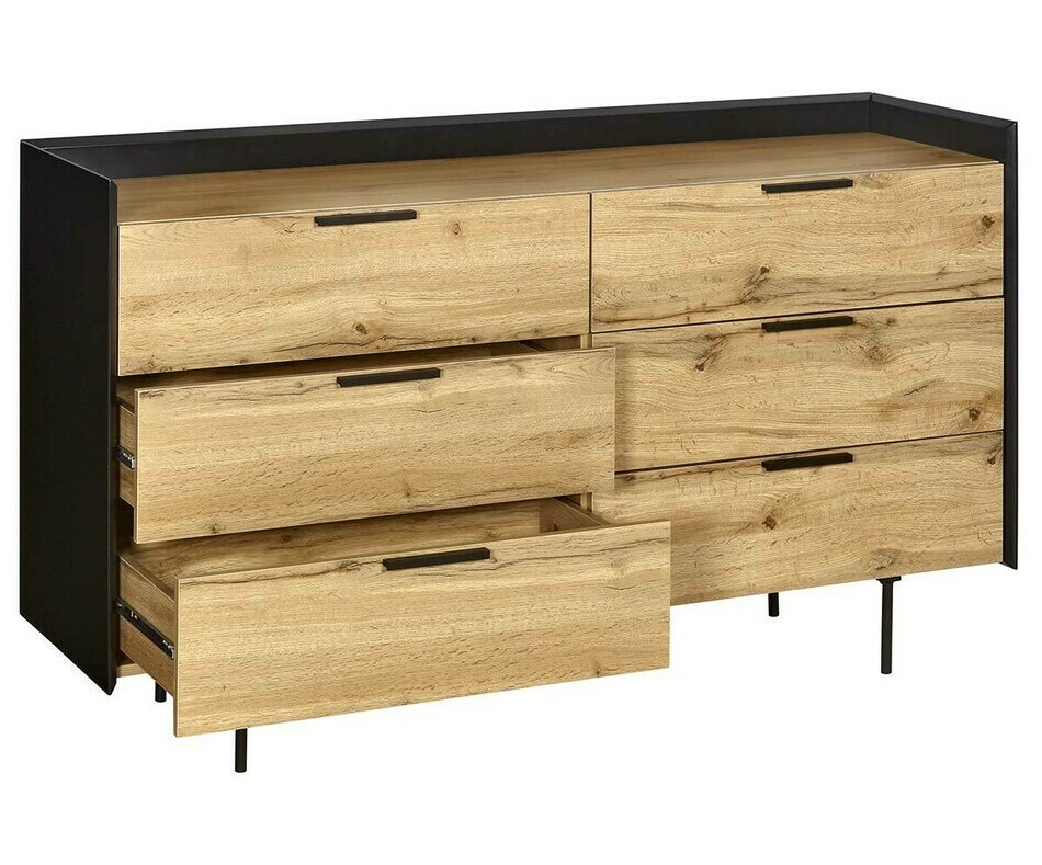 Commode Moko avec tiroirs ouverts