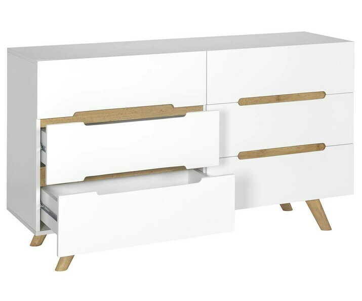 Commode Dalko avec 6 tiroirs