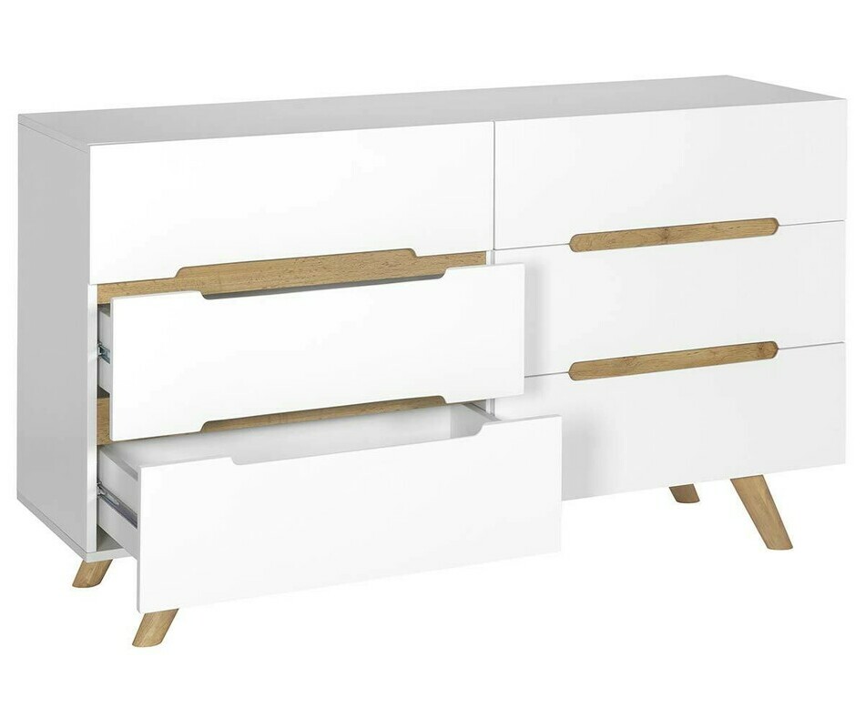Commode Dalko avec 6 tiroirs