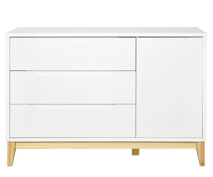 Commode avec 3 tiroirs et une porte