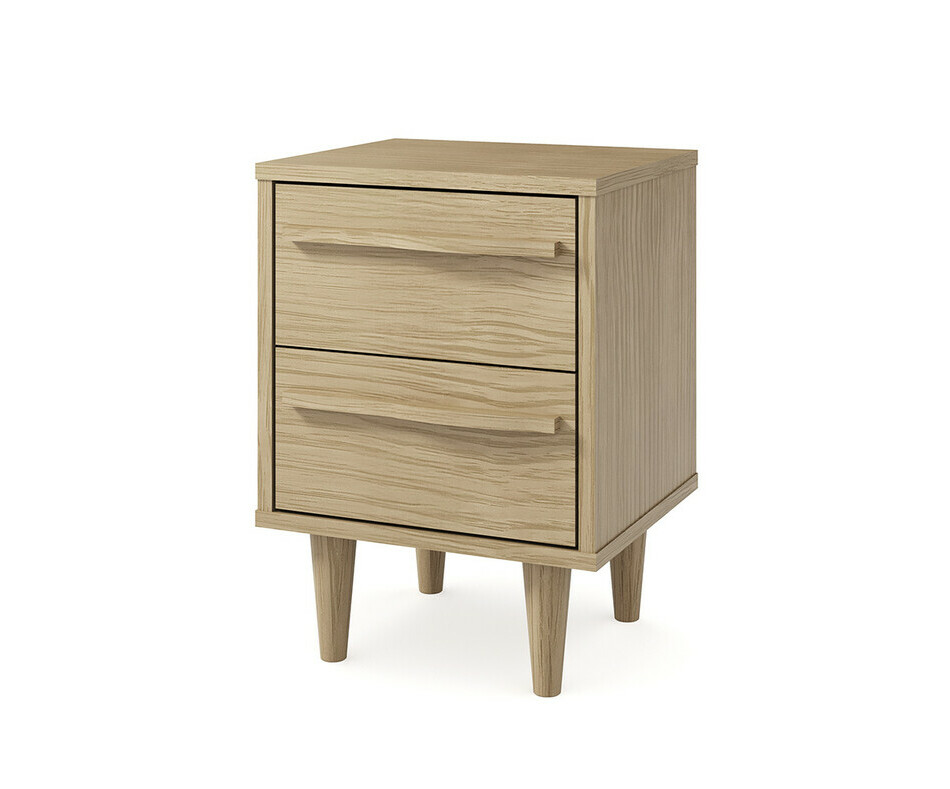 Chevet ado Lyson ch�ne clair en bois massif