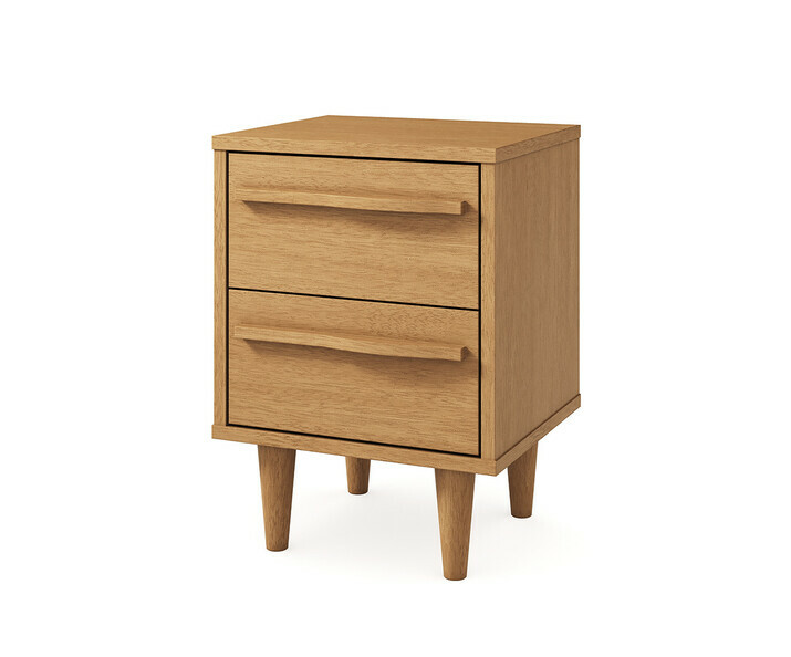 Chevet ado Lyson noisette en bois massif