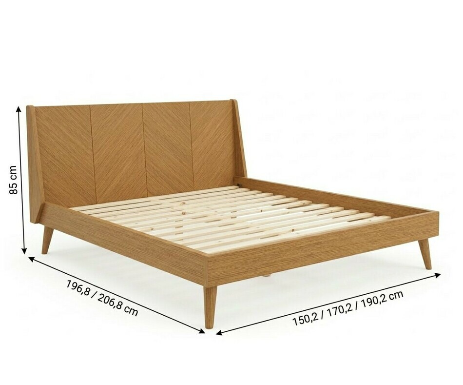 Dimensions du lit Isabo adulte