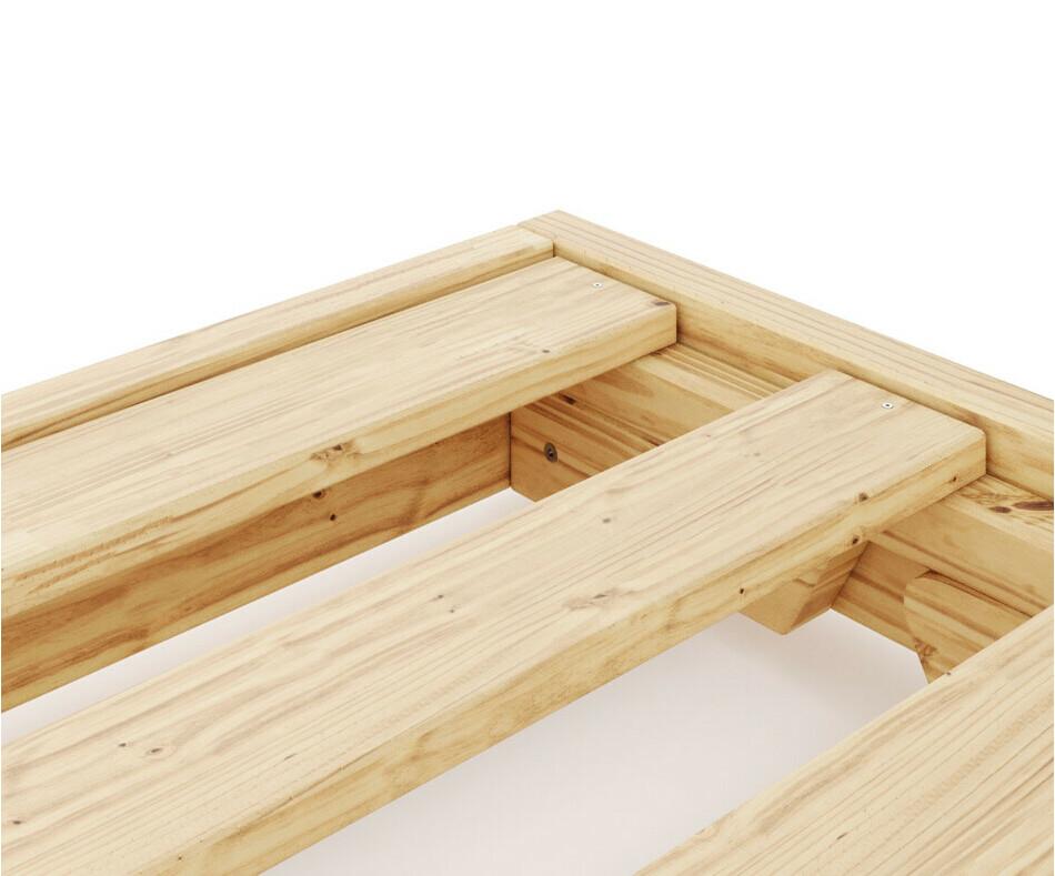 lit gigogne adulte Valley avec lattes en bois massif