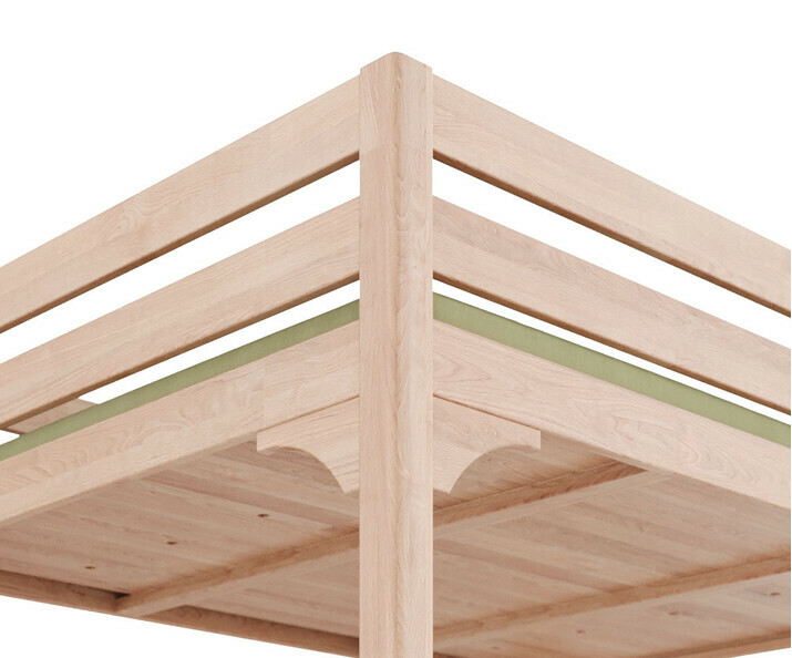 Sommier parquet pour lit mezzanine ado robuste jusqu'� 250 kg