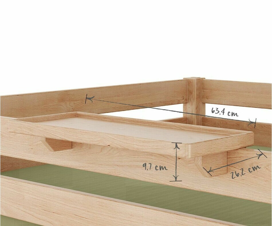 Dimensions tablette chevet ado
