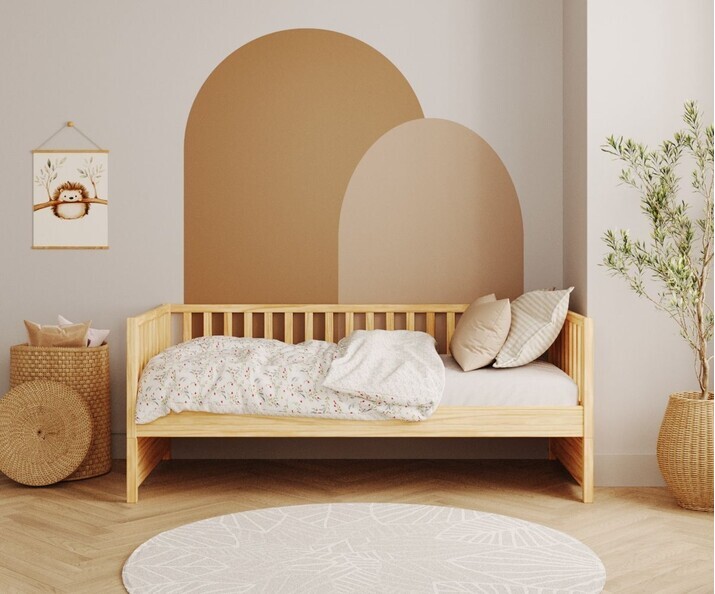 Lit Capao enfant brut avec sa barrière arrière de sécurité Lit Capao enfant brut avec sa barrière arrière de sécurité