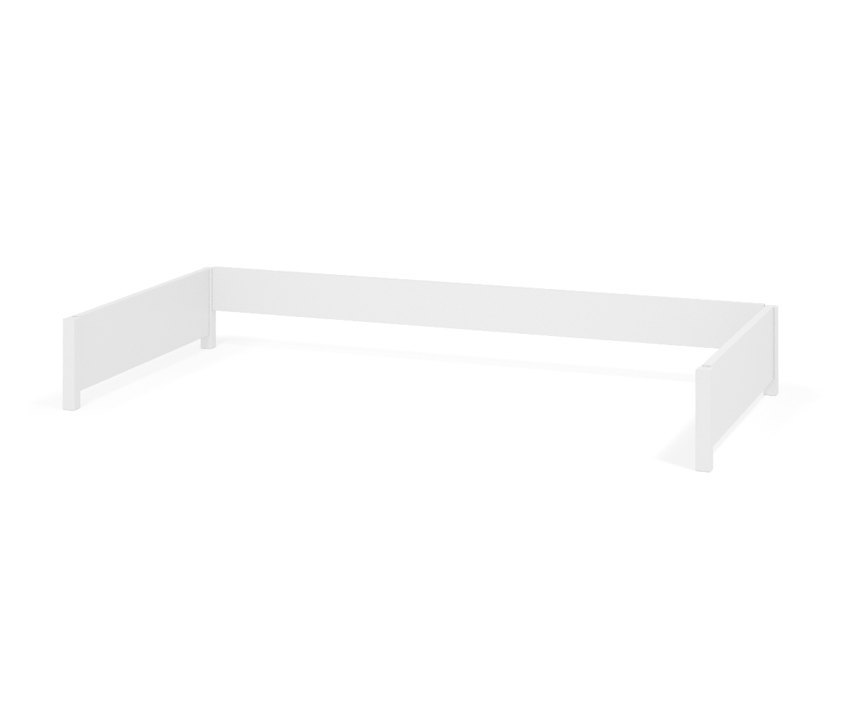R�hausse blanche pour lit enfant Capao