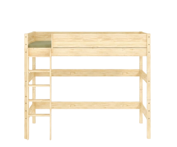 lit mezzanine medium bois massif