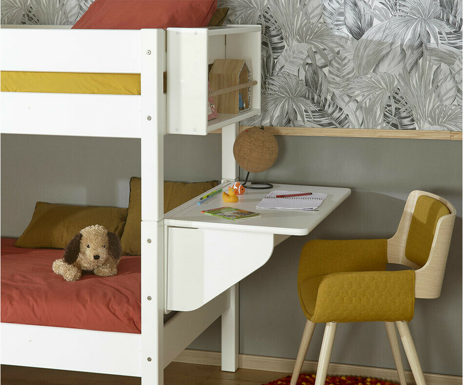 Bureau enfant pliable pour lit superposé