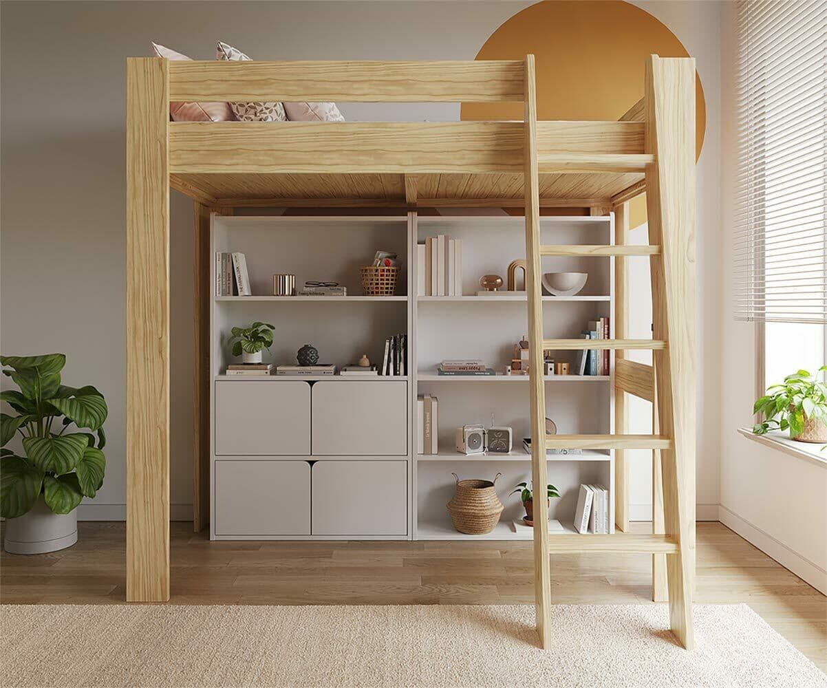 bibliothèque pour lit mezzanine