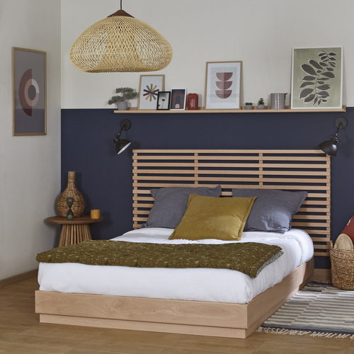Lit double couchages pour ado Hino