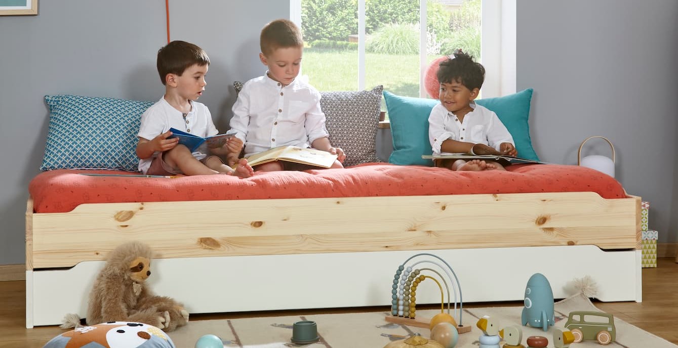 MAMOI® Étagère rangement jouet enfant, Etagere meubles de chambre d'enfant,  Etageres meuble e bibliotheque avec boîtes 