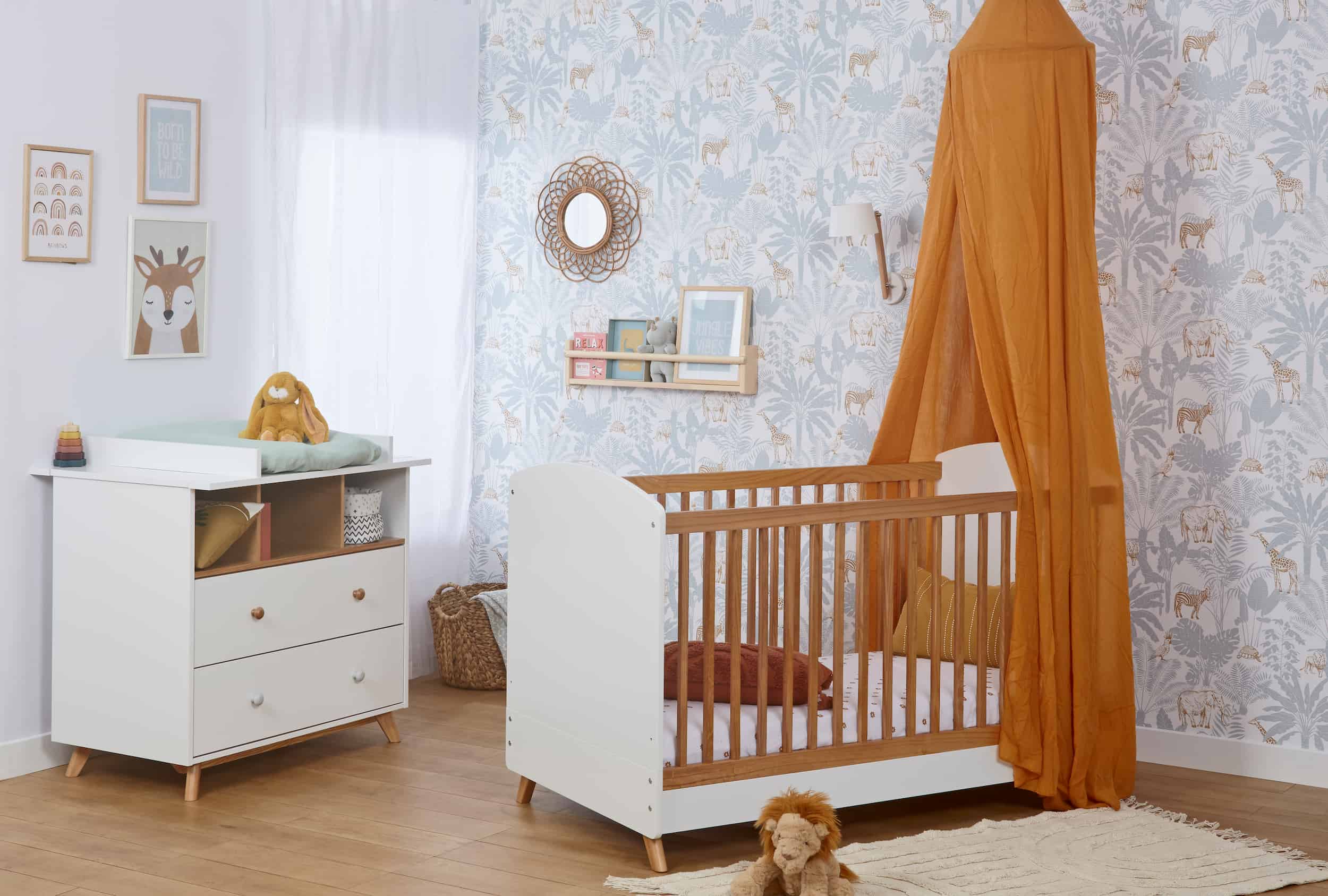 6 idées déco pour une chambre de bébé mixte
