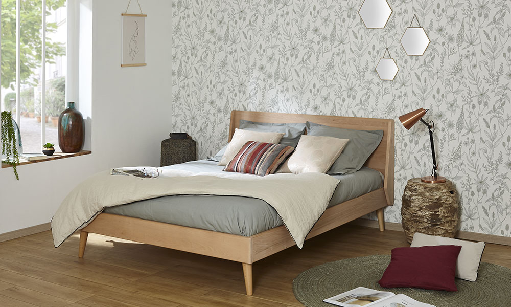Lit double couchage pour chambre parentale