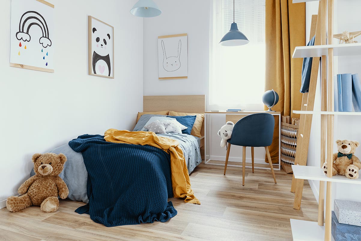 Chambre enfant avec bureau