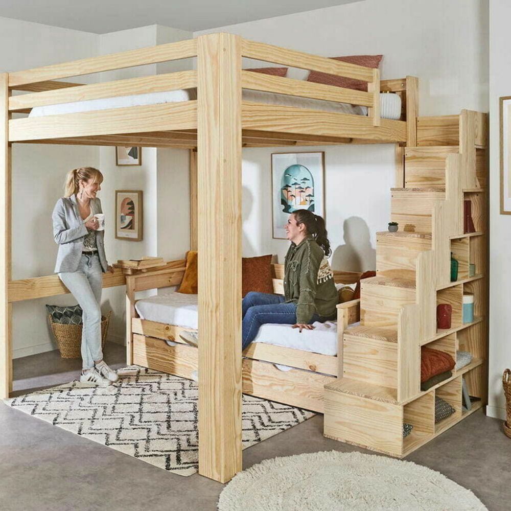 lit mezzanine 200x200 cm