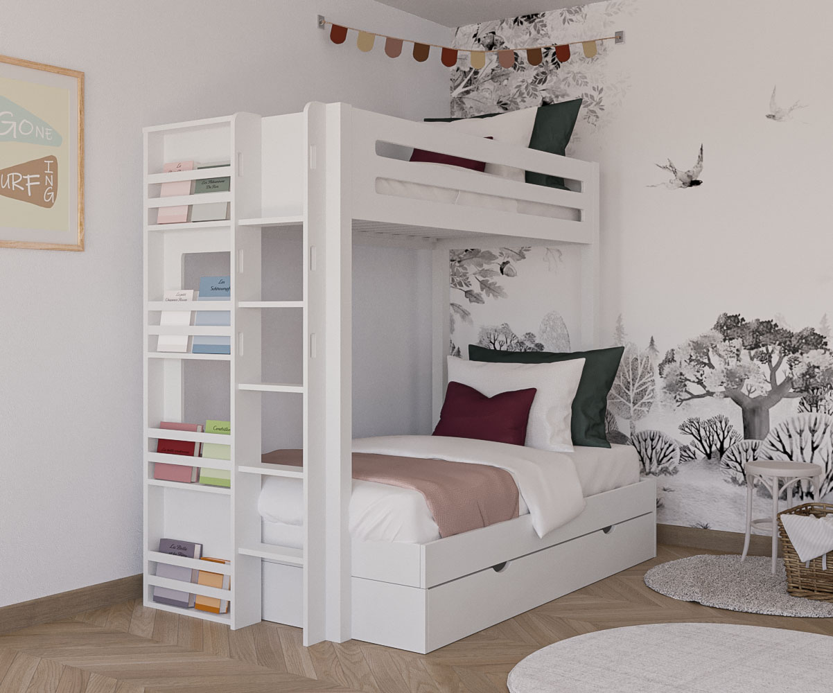 lit superpose enfant 3 couchages