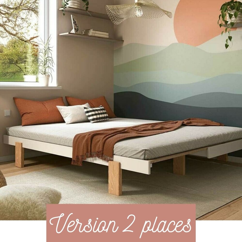 lit gigogne version 2 places