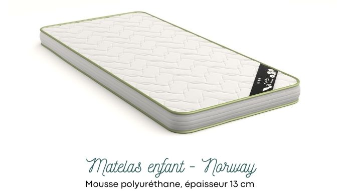 matelas Norway, épaisseur 13 cm
